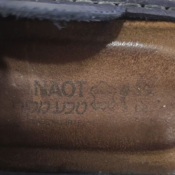 Naot Blue Clogs Slip-Ons Suede-Like Finish 9 - Picture 2 of 5